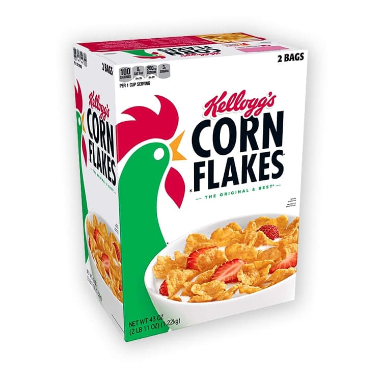 Caja Corn Flakes 2 bolsas 1.22 kg Kellogg's