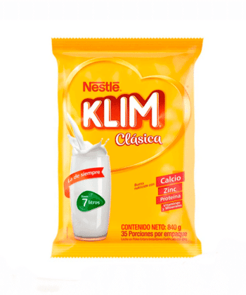 Leche en Polvo 840g Klim Nestle