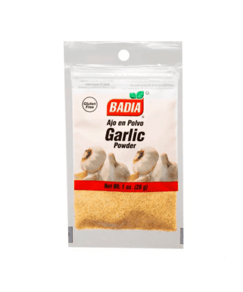 Ajo en Polvo Badia Bolsita 28g
