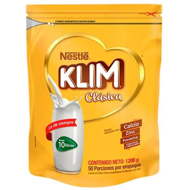 Leche en polvo Klim 1200g Nestle