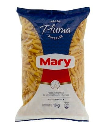 Pasta Pluma Superior 1 Kg x unid Mary