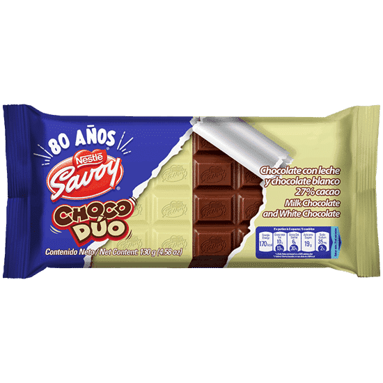 Chocolate Duo Choco 130 gr Nestle