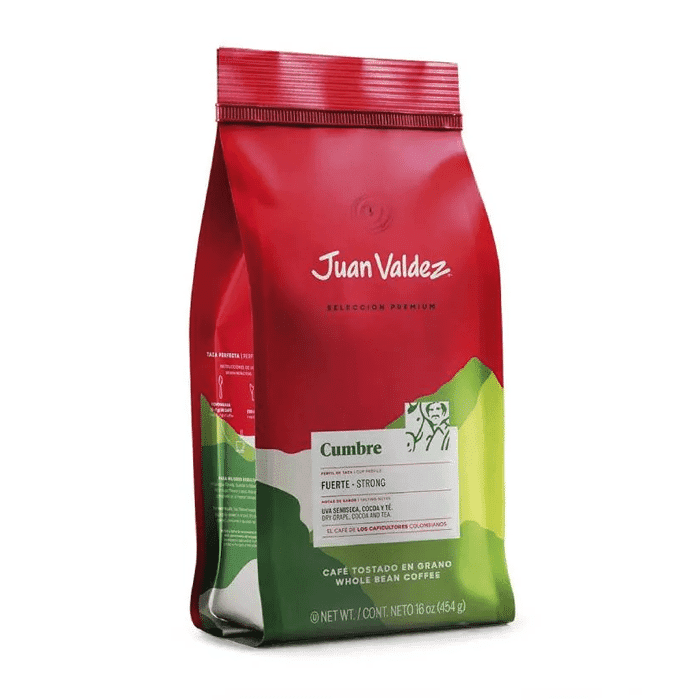 Cafe Tostado Molido Cumbre 454gr Juan Valdez