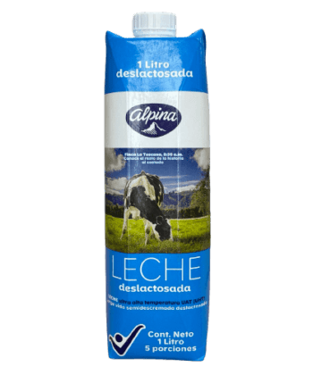 Leche Deslactosada 1Lts x Und Alpina