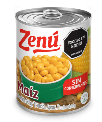 Maíz Dulce en Lata x 241gr Zenú