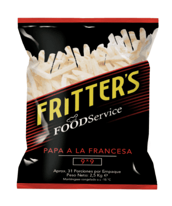 Papas Prefritas 9X9 2.5Kg Fritter's