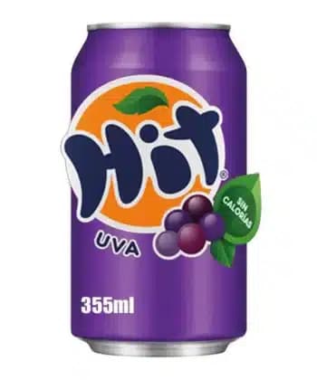 Refresco de Lata Uva 355ml Hit