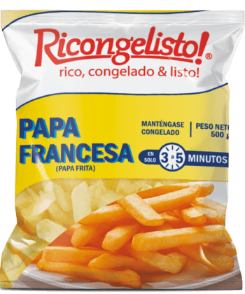 Papas Prefritas 2,5Kg Ricongelisto
