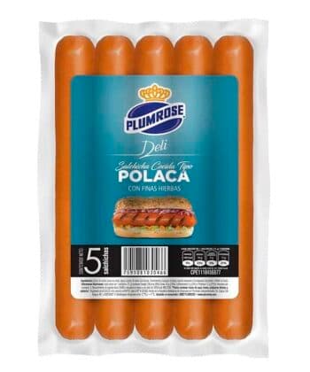 Salchichas Polacas x 5 unds Plumrose