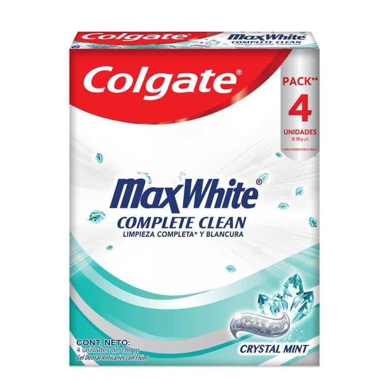 Pasta Dental Max White 180ml x 4 unds Colgate
