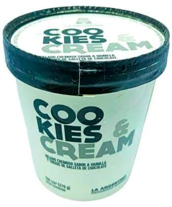 Helado de Cookies and cream La Argentina 700cm3