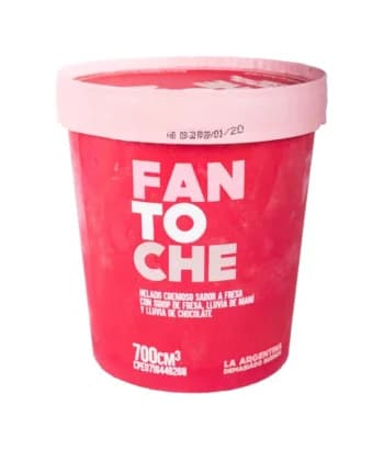 Helado Fantoche Fresa 700cm3 la Argentina
