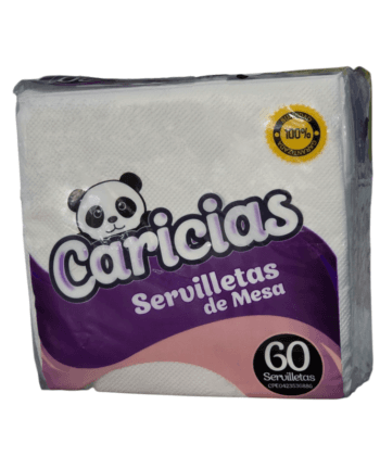 Servilletas 60 unds Caricias