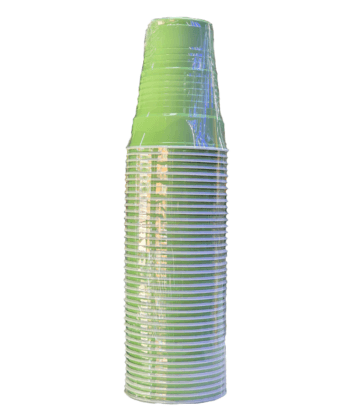 Vasos verdes Pack x 40 Member’s Mark