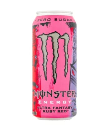 Bebida Energizante Ultra Fantasy Ruby Red 473ml Monster Energy