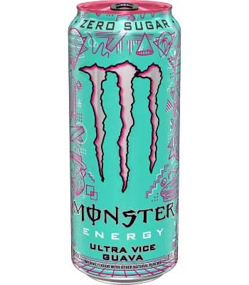 Bebida Energizante Ultra Vice Guava 473ml Monster Energy