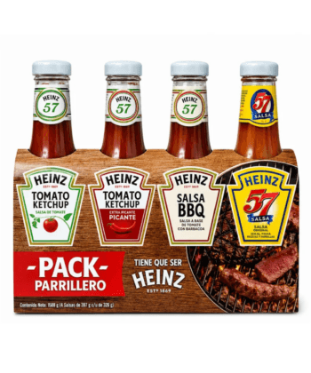 Salsa Parrillero 400 ml x 4 Unds Heinz