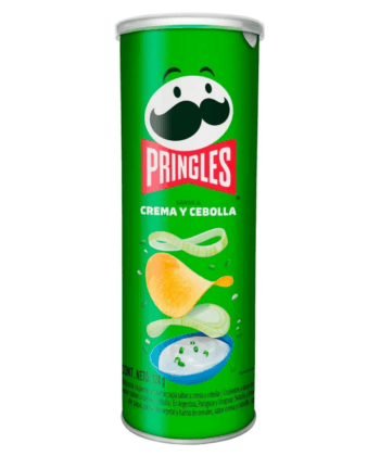 Papas Fritas Sabor Crema y Cebolla 124gr Pringles