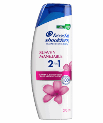 Shampoo suave y manejable 375 ml Head and Shoulders