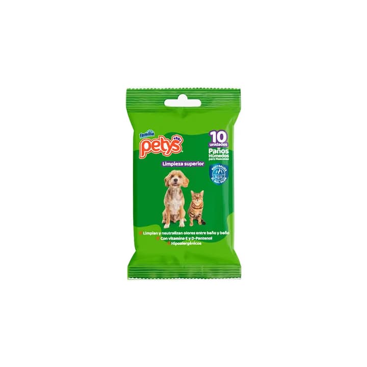 Paños Húmedos 50 unds Petys