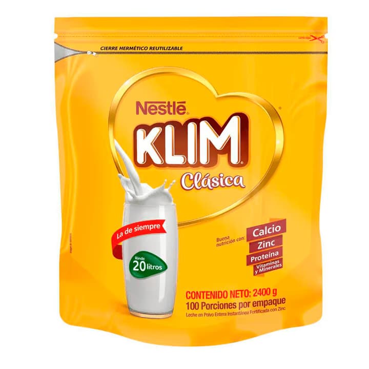 Leche en polvo Klim 2400g Nestle
