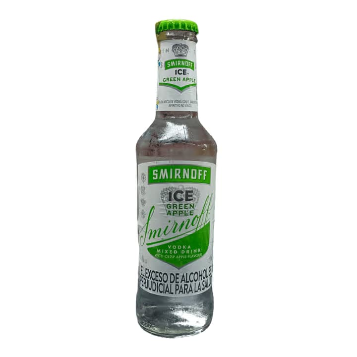 Vodka Manzana Verde de botella 275ml Smirnoff