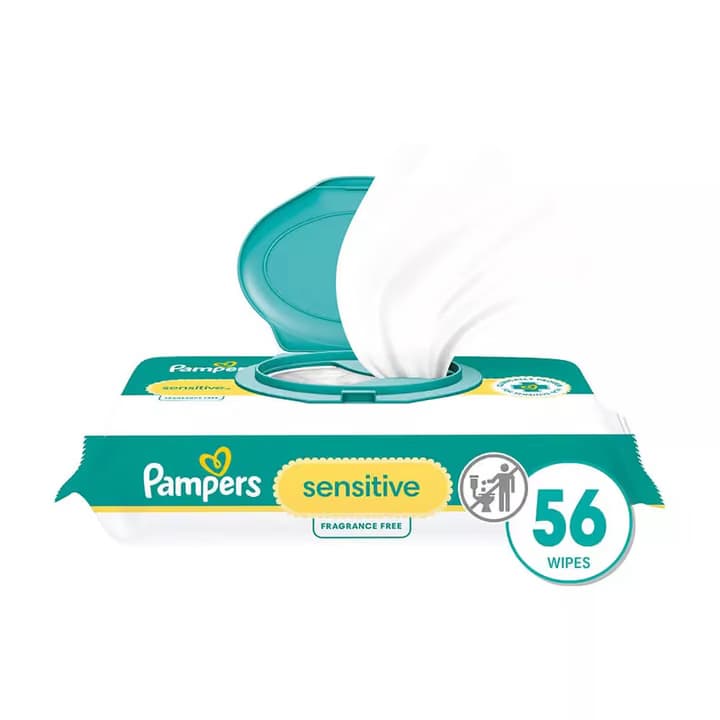 Toallitas Humedas x 56 unds Pampers Sensitive