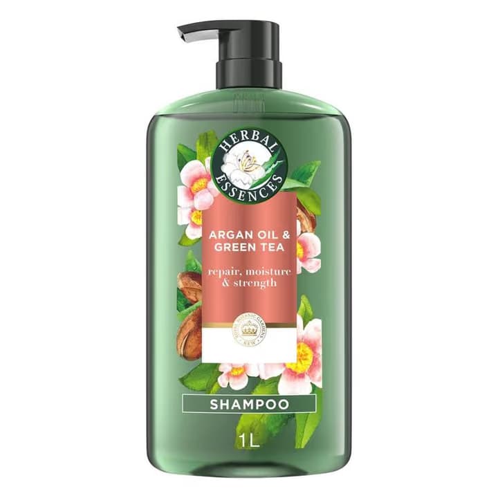 Shampoo con Aceite de Argán y Té Verde 1 L Herbal Essences