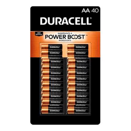 Medio Paquete de Bateria Alcalina AA x 20 unids Duracell Plus