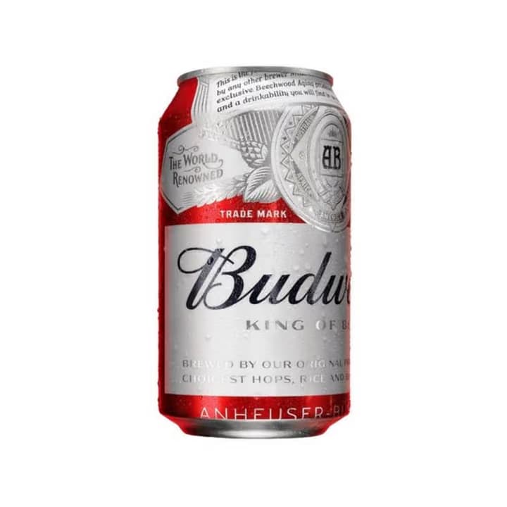 Cerveza de lata 269ml x unid Budweiser