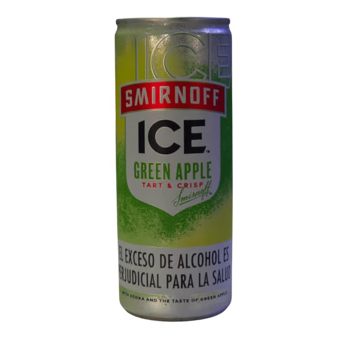 Vodka Ice Manzana Verde Lata x 250ml Smirnoff