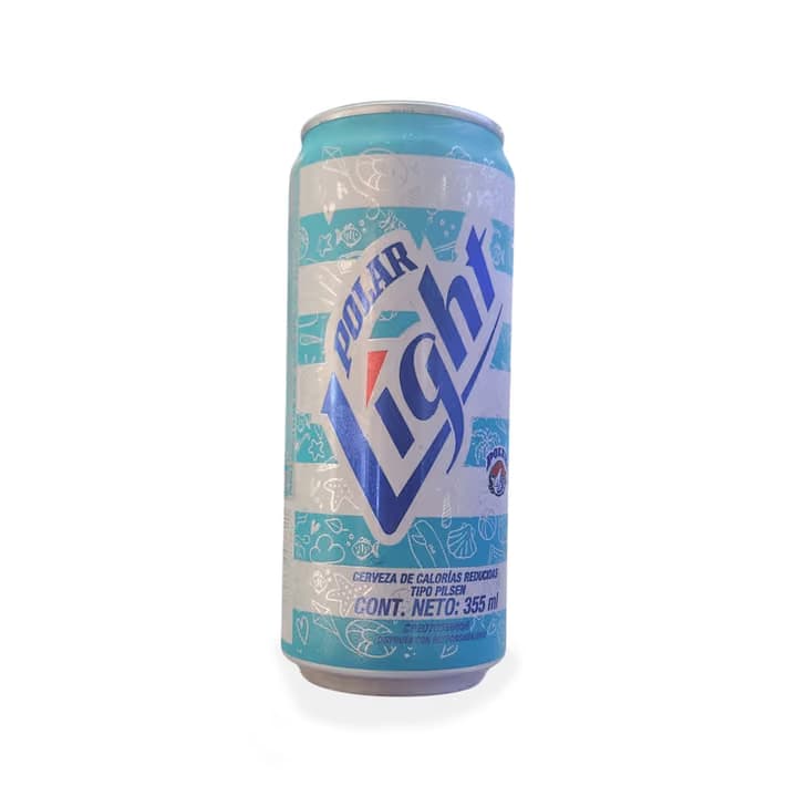 Cerveza de Lata 355ml x unid Polar Light