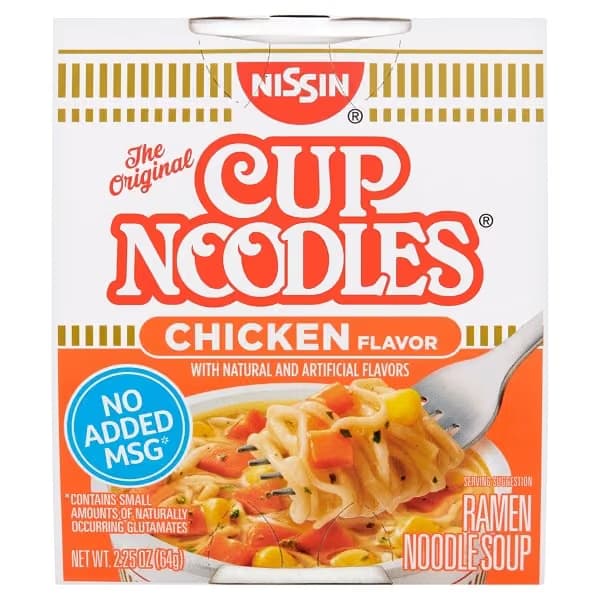 Sopa De Fideos Instantanea Sabor Pollo 64 gr Cup Noodles