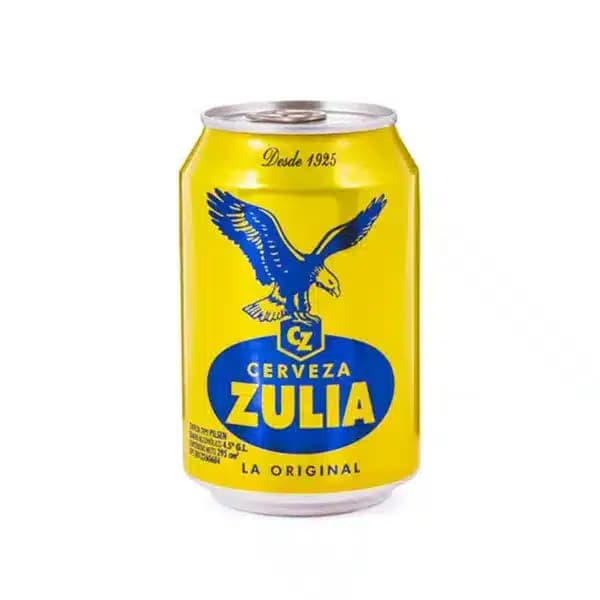 Cerveza de lata 295 ml x unid Zulia