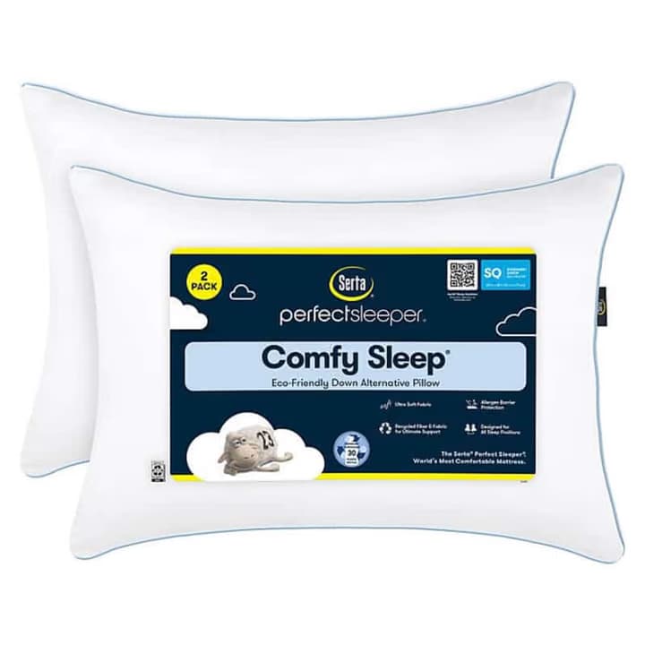 Almohadas Comfy Sleep ecológicas 2 pack Serta Perfect Sleeper