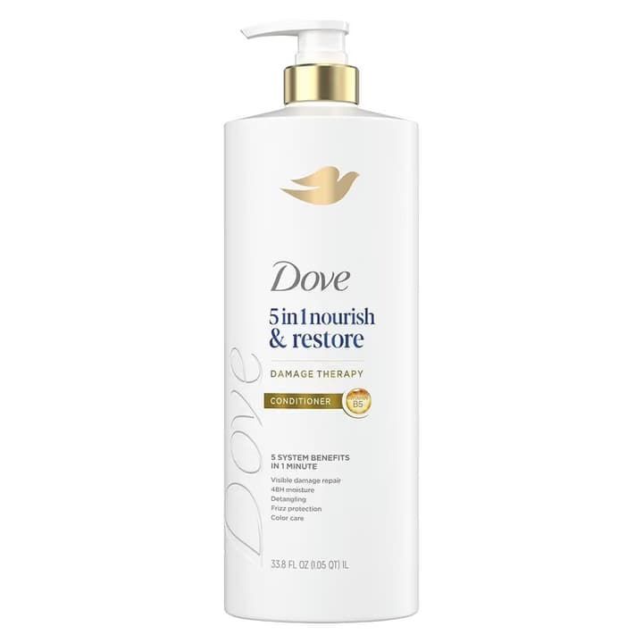 Acondicionador 5 en 1 33.8 onzas líquidas Dove Nourish & Restore