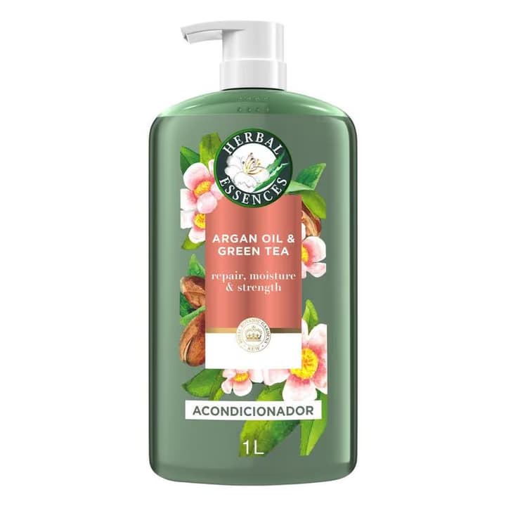 Acondicionador de Aceite de Argan y Te Verde 1 L Herbal Essences