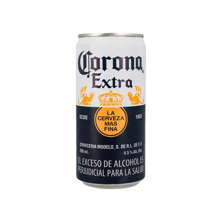 Cerveza de Lata 269ml x Unid Corona Extra