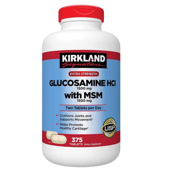Glucosamina HCI 1500mg + MSM 1500mg 375 unds Kirkland Signature