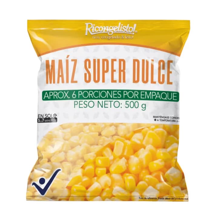Bolsa de Maíz Dulce 1kg Ricongelisto