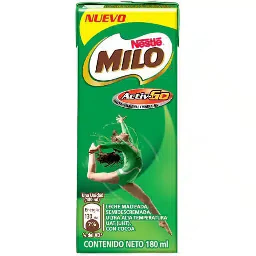 Leche Achocolatada 180ml x und Milo