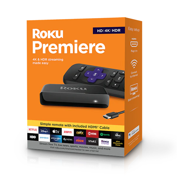 Roku Premiere HD 4K HDR - Club Sams VE