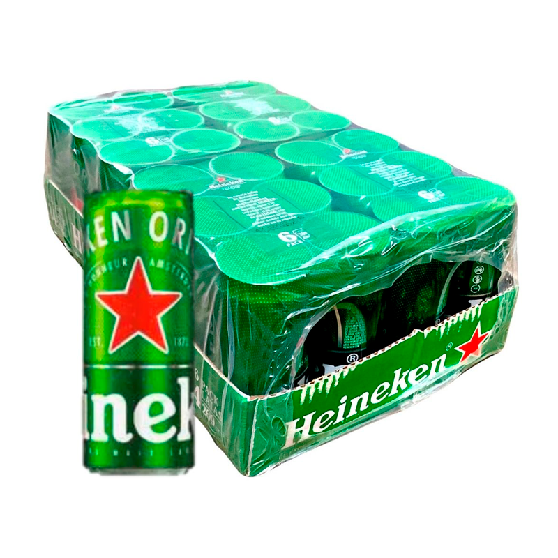 CERVEZA HEINEKEN LATA UND 250 ML