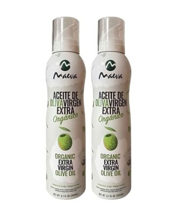 Aceite de Oliva Extra Virgen Orgánico en Spray 200ml x 2 unds Maeva
