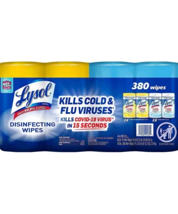 Toallitas Limpiadoras Desinfectantes Variadas x4 unds Lysol