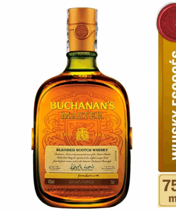 ZB Whisky 750 ml Buchanan’s Master + Soda Pellegrino o Agua Fiji
