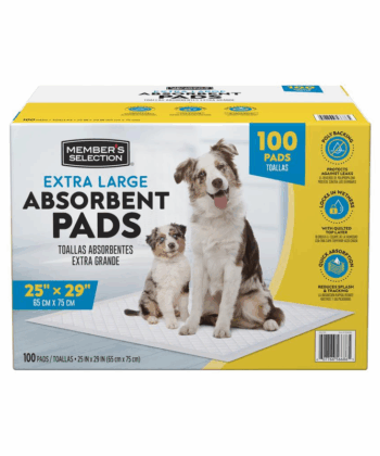 Almohadillas Absorbentes XL 100 Unids 66 cm x 76 cm Member's Selection
