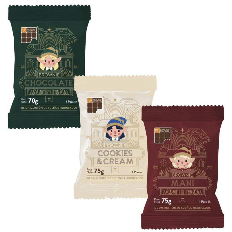 Brownies de Sabores Surtidos 75g Más Brownie (1)