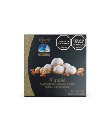 Galletas Artesanales Kurabié 80g x 6 Unds Greco