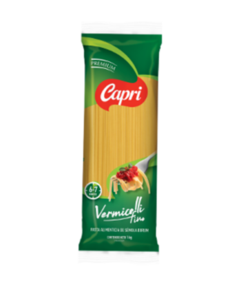 Pasta Vermicelli Premiun 500Gr Capri